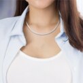 925 Sterling Silver Plated Soft Shiny Serpent Snake Bone Chain Punk Necklace: uk Stock, 4 Days Free Delivery, - Image 5