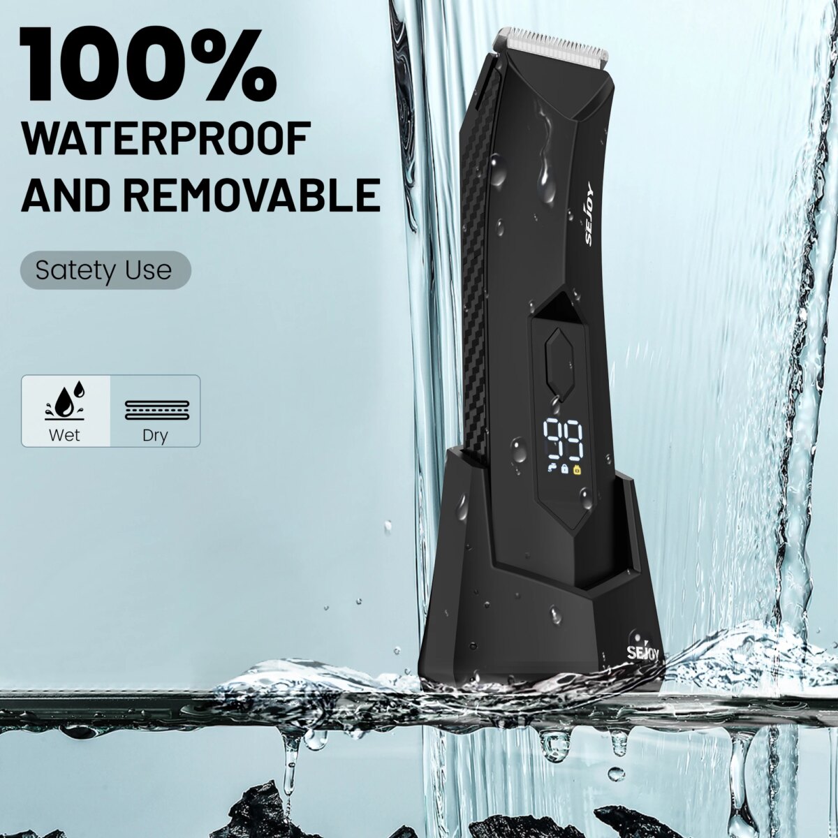 Sejoy Professional Hair Clippers for Men Electric Men Pubic Hair Trimmer Groin Body Hair Ball Shaver Clipper: uk Stock, 4 Days Free Delivery, & No Order Amount limit - Image 5