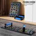 Portable Multifunctional Push-up Board - Fitness and Muscle Training Device Home Workout Set Foldable Push Up Bar Resistance: uk Stock, 4 Days Free Delivery - Image 4