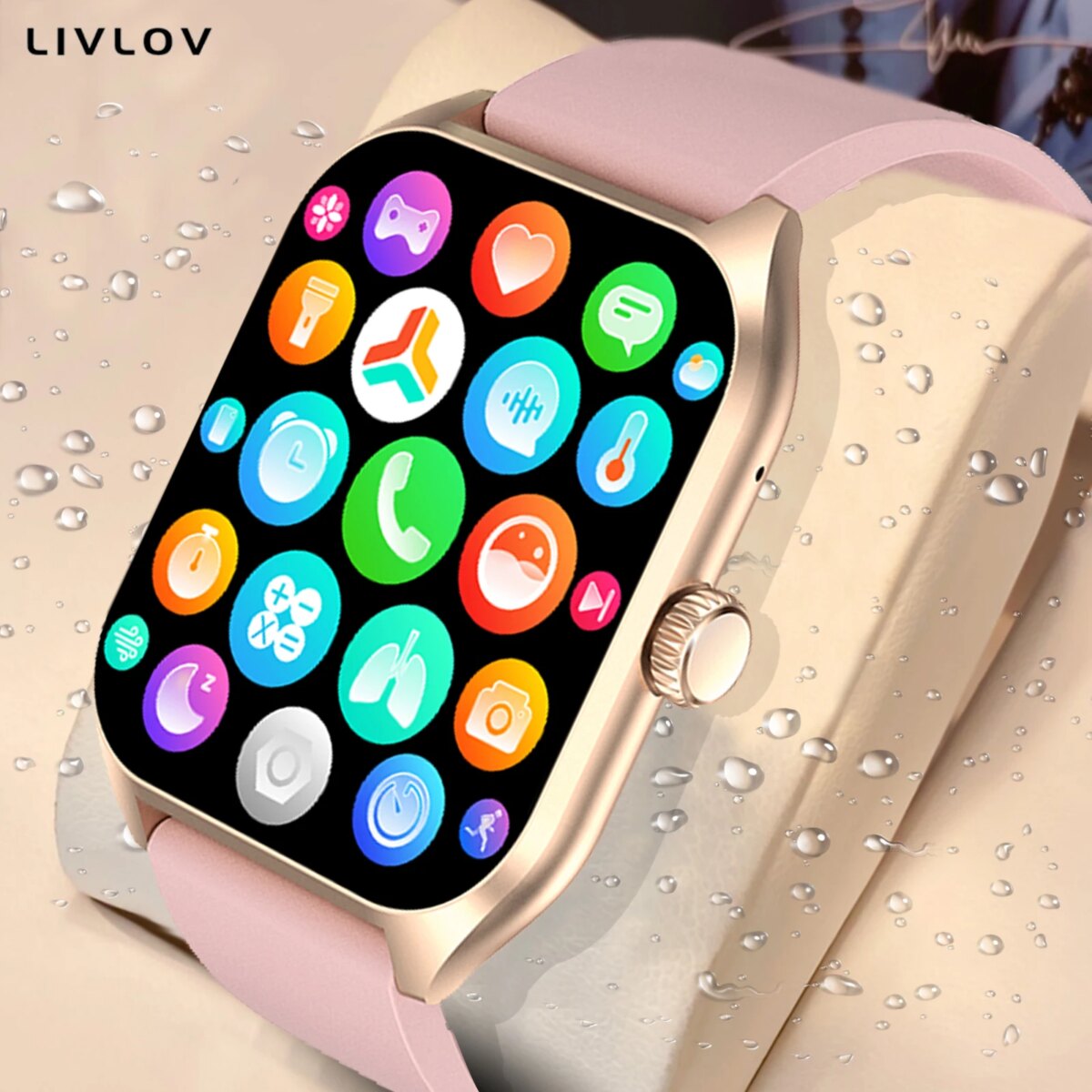 AI Voice Assistant Smart Watch for Men Women, 1.96'' HD Screen Activity Trackers with 100+Sports/ Sleep/ Heart Rate Monitor: uk Stock, 4 Days Free Delivery, & No Order Amount limit - Image 1