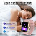 AI Voice Assistant Smart Watch for Men Women, 1.96'' HD Screen Activity Trackers with 100+Sports/ Sleep/ Heart Rate Monitor: uk Stock, 4 Days Free Delivery, & No Order Amount limit - Image 2