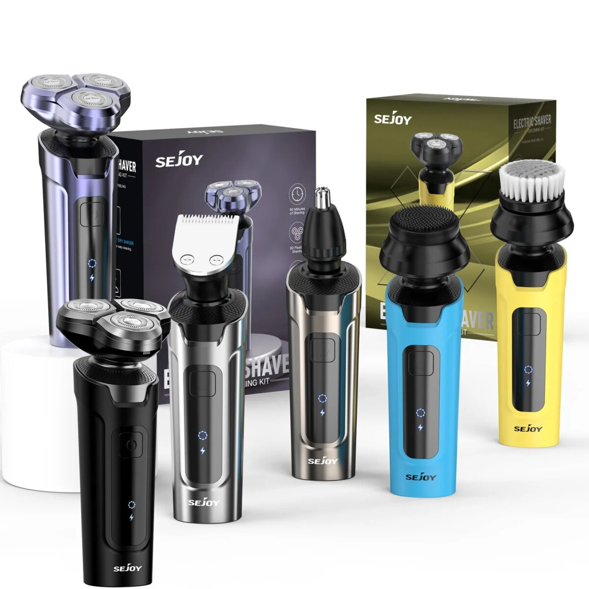 SEJOY 3 In 1 Multifunction Mens Electric Shaver Powerful Beard Nose Hair Trimmer Shaving Machine Electric Razor Waterproof: uk Stock, 4 Days Free Delivery - Image 6