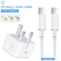 20W Fast Charger For iPhone 16 15 Pro Xiaomi Huawei Samsung C: uk Stock, 4 Days Free Delivery, & No Order Amount limitord PD Foldable Adapter Dual Type C To Type C Quick Charging Cable - Image 4