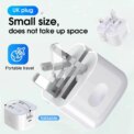 20W Fast Charger For iPhone 16 15 Pro Xiaomi Huawei Samsung C: uk Stock, 4 Days Free Delivery, & No Order Amount limitord PD Foldable Adapter Dual Type C To Type C Quick Charging Cable - Image 3