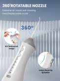 SEJOY Dental Oral lrrigator for Men Women Teeth Cleaner Portable Dental Water Flosser 4 Modes IPX7 Mouth Washing Machine: uk Stock, 4 Days Free Delivery, & No Order Amount limit - Image 6