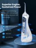 SEJOY Dental Oral lrrigator for Men Women Teeth Cleaner Portable Dental Water Flosser 4 Modes IPX7 Mouth Washing Machine: uk Stock, 4 Days Free Delivery, & No Order Amount limit - Image 4