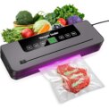 Vacuum Sealer,Automatic Food Vacuum Sealer,5 modes,with 10 sealing pockets and built-in cutter for sealing of wet and dry food: uk Stock, 4 Days Free Delivery