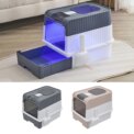 Tieker fully enclosed UV sterilizing cat litter box top entry splash-proof cat toilet large capacity : uk Stock, 4 Days Free Delivery - Image 4