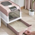 Tieker fully enclosed UV sterilizing cat litter box top entry splash-proof cat toilet large capacity : uk Stock, 4 Days Free Delivery - Image 5