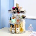 【Sheonly】Transparent Acrylic Rotating Multifunctional Makeup Organizer: uk Stock, 4 Days Free Delivery