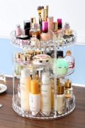 【Sheonly】Transparent Acrylic Rotating Multifunctional Makeup Organizer: uk Stock, 4 Days Free Delivery - Image 3