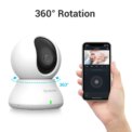 Blurams 2.4＆5G WiFi Indoor Camera, 2K, 360° PTZ Pet Dog IP CCTV Camera with Phone App, 2-Way Talk, Night Vision, for Home Security: uk Stock, 4 Days Free Delivery - Image 3