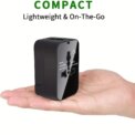 Universal Travel Adapter 1 USB+1 Type-C Charger Wall Charger AC Power Adapter USA EU UK AUS Converter Adapter USB Charge: uk Stock, 4 Days Free Delivery - Image 4