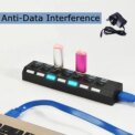 High Speed 7 Ports USB 3.0 HUB Power Splitter Extender Cable With UK Adapter: uk Stock, 4 Days Free Delivery - Image 6