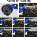 100ft Expandable Garden Hose, Flexible and Lightweight Water Hose with High Pressure Nozzle, Durable and Tangle-Free (Blue): uk Stock, 4 Days Free Delivery - Image 3