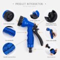 100ft Expandable Garden Hose, Flexible and Lightweight Water Hose with High Pressure Nozzle, Durable and Tangle-Free (Blue): uk Stock, 4 Days Free Delivery - Image 4