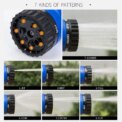 100ft Expandable Garden Hose, Flexible and Lightweight Water Hose with High Pressure Nozzle, Durable and Tangle-Free (Blue): uk Stock, 4 Days Free Delivery - Image 2
