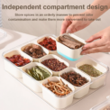 Divided Serving Tray Food Dispenser Kitchen Storage Box 9 Compartments Snack Box for Candy, Nuts, Cookies, Fruit Storage Box: uk Stock, 4 Days Free Delivery - Image 4