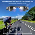 Smart WiFi Cycling Glasses 1080P Video Glasses Angle 120° Camera Smart Glasses For Outdoor Sports Riding Skiing Driving Fishing: uk Stock, 4 Days Free Delivery - Image 5