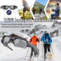 Smart WiFi Cycling Glasses 1080P Video Glasses Angle 120° Camera Smart Glasses For Outdoor Sports Riding Skiing Driving Fishing: uk Stock, 4 Days Free Delivery - Image 6