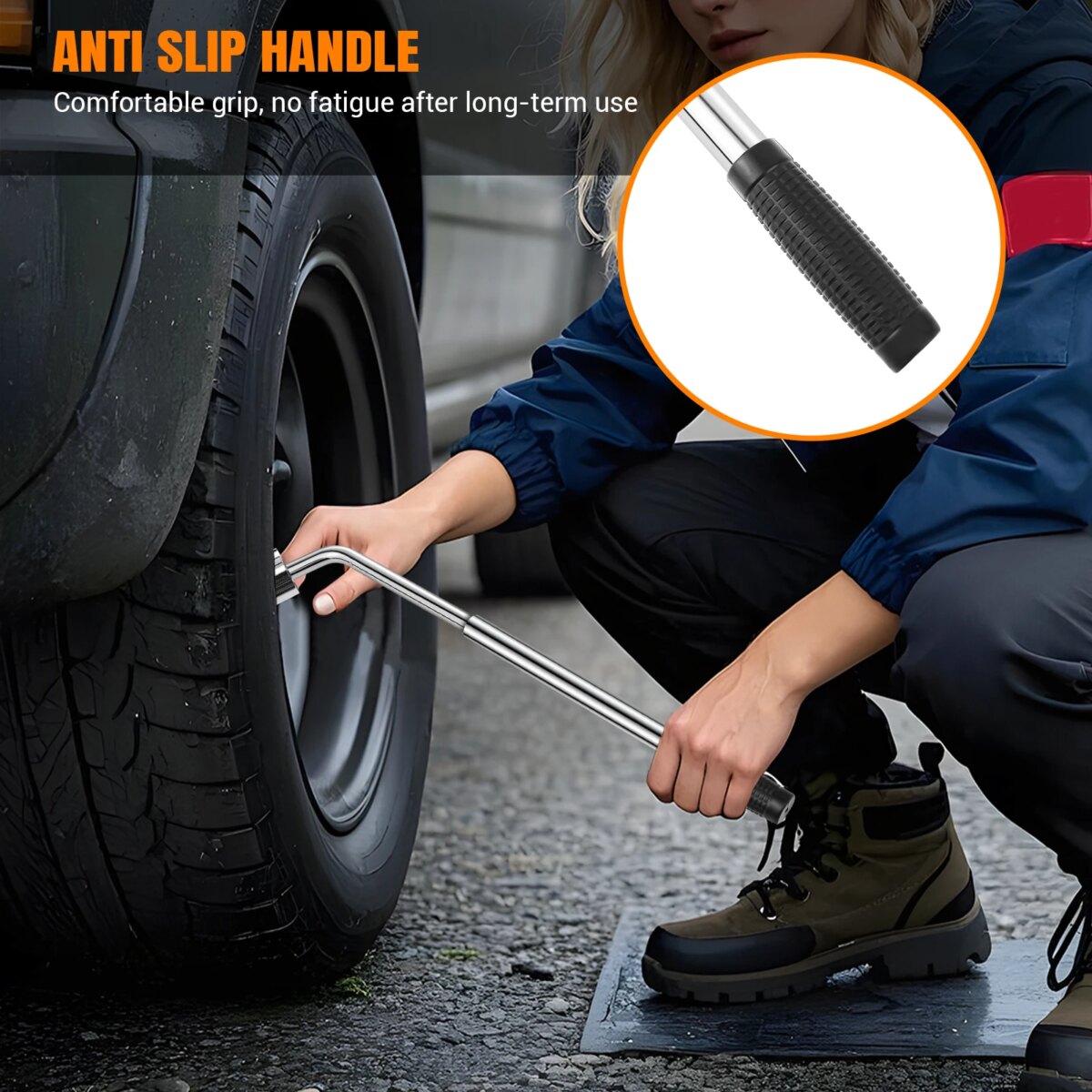 Travel Emergency Breakdown Wrench Set,Extendable Wheel Socket Tyre, Universal Car Lug Wrench Car Wheel Tire Change Tools: uk Stock, 4 Days Free Delivery - Image 6