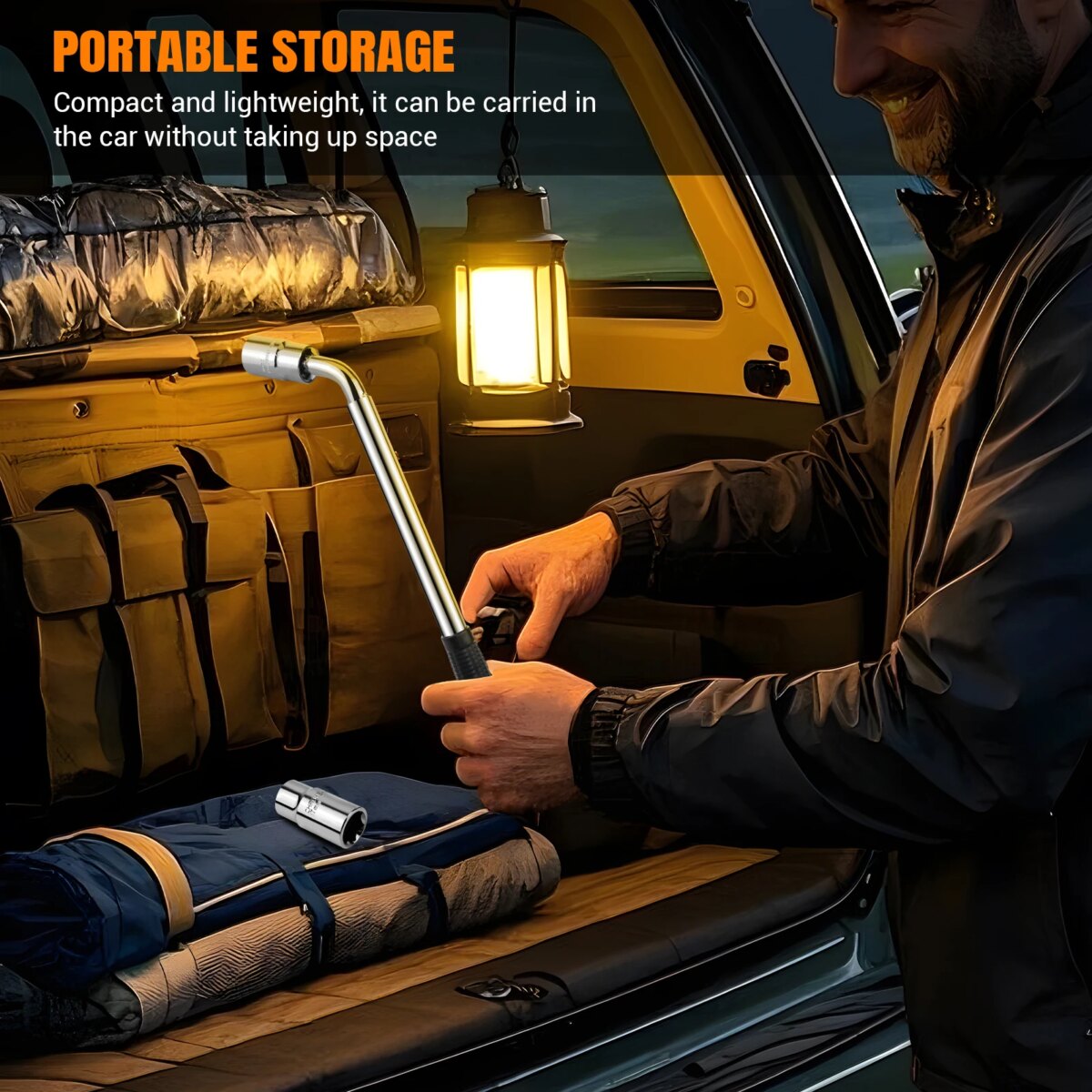 Travel Emergency Breakdown Wrench Set,Extendable Wheel Socket Tyre, Universal Car Lug Wrench Car Wheel Tire Change Tools: uk Stock, 4 Days Free Delivery - Image 4