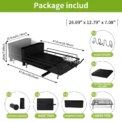 Dish Drainer Rack - Extendable Dish Drainer, Multifunctional Anti-Rust Dish Rack for Kitchen Counter, with Cutlery & Cup Holders: uk Stock, 4 Days Free Delivery - Image 2