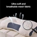 2PCS Knitted SPA Massage Neck Pillow Cervical Orthopedic Neck Pillow Soft Adjustable Ergonomic Contour Support Pillow: uk Stock, 4 Days Free Delivery, & No Order Amount limit - Image 6
