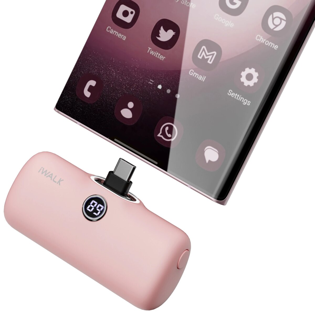 iWALK TYPE-C 4800mAh Capsule Powerbank for IPhone 15 16 Samsung S24/23 Android Power Banks, Fast Charge Portable External Batter: uk Stock, 4 Days Free Delivery, & No Order Amount limit - Image 1