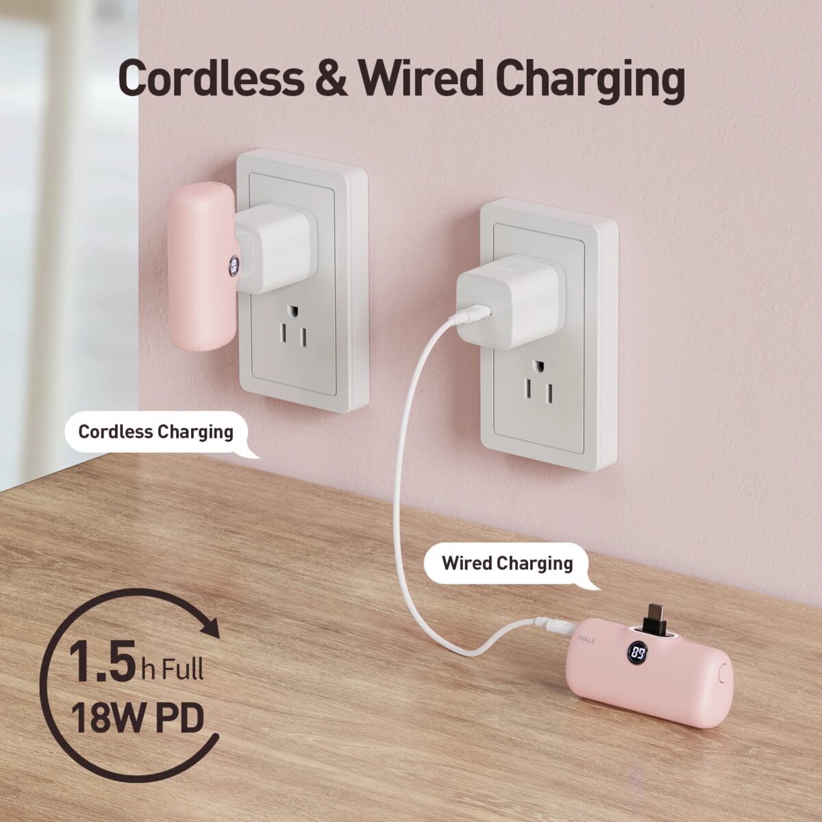 iWALK TYPE-C 4800mAh Capsule Powerbank for IPhone 15 16 Samsung S24/23 Android Power Banks, Fast Charge Portable External Batter: uk Stock, 4 Days Free Delivery, & No Order Amount limit - Image 2