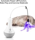 Cat Interactive Toys Funny Feather Kitten Teaser Indoor Play Automatic Toy Gift Cat Feather Toy: uk Stock, 4 Days Free Delivery, & No Order Amount limit - Image 3