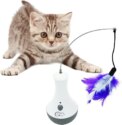 Cat Interactive Toys Funny Feather Kitten Teaser Indoor Play Automatic Toy Gift Cat Feather Toy: uk Stock, 4 Days Free Delivery, & No Order Amount limit - Image 6