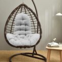 Voltsify Hanging Egg Chair Thick Cushion Swing Chair Pad, Light Grey: uk Stock, 4 Days Free Delivery, & No Order Amount limit - Image 3