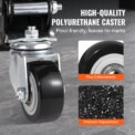 SucceBuy 165 lbs 2.5" Set of 4 Workbench Caster Wheels Side Mounted Retractable Stepdown Wheel 360° Swivel for Tables Equipment: uk Stock, 4 Days Free Delivery, & No Order Amount limit - Image 3
