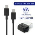 2PCS PD 45W USB C Cable For Samsung Galaxy S20 S21 S22 S23 Ultra Note 10 5G 20 A53 A54 Super Fast Charging USB Type C Data Cable - Image 2