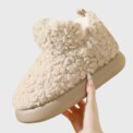 Snow Boots Plush Warm Ankle Boots For Women Men Winter Shoes Windproof Lightness Cotton Boots Couple Female Winter Shoes Booties - Image 2