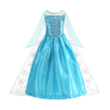 Disney Elsa Anna Princess Dresses Girl Mesh Sequin Dress Kids Cosplay Frozen Snow Queen Costumes Carnival Birthday Party Gowns - Image 2