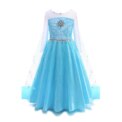 Disney Elsa Anna Princess Dresses Girl Mesh Sequin Dress Kids Cosplay Frozen Snow Queen Costumes Carnival Birthday Party Gowns - Image 3