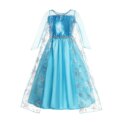 Girls Snow Queen Kids Costumes Girls Carnival Party Prom Gown Elsa Robe-Playing Children Clothing Princess Dress Birthday Dress - Image 2