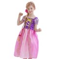 Disney Rapunzel Princess Dress Girl Purple Puff Sleeve Cosplay Tangled Costume Halloween Vestido Kids Birthday Ball Gown Clothes - Image 3