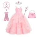 2025 New Summer Girls Elegant Dresses For Children's Birthday Party Pink Sequin Slip Dress Princes Dance Party Dresses For Girls - Image 2