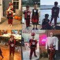 Boys Pirate Skull Dress Up Clothes Kids Printed Striped T-Shirt Pants Partywear Captain Jack Adventure Pirate Toys Gifts - Image 3