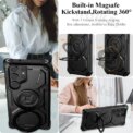 Case for Samsung Galaxy S25 Ultra S24 Ultra S23 Magnetic Mag-Safe Heavy Duty Shock Absorption Body Protective Rotatable Kickstan - Image 3
