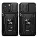 Heavy Duty Case For iPhone 16 Pro Max 15 Plus 14 13 12 Cover With Card Pocket Ring Stand Holder Shockproof Fundas Coque Capa - Image 6