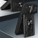 Heavy Duty Case For iPhone 16 Pro Max 15 Plus 14 13 12 Cover With Card Pocket Ring Stand Holder Shockproof Fundas Coque Capa - Image 4