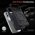 Heavy Duty Magnetic Rotated Ring Holder Phone Case For IPhone 17 Air 16 15 14 Plus 13 Pro Max Anti-Drop Wallet Protection Cover - Image 5