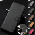Flip Leather Wallet Case For iPhone 16 15 14 13 12 11 Pro Max XS XR 8 7 Plus SE Mini 16E Business Card Slot Wallet Phone Cover