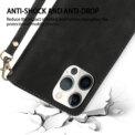 Wallet Multi-card Zipper Kickstand Magnetic Flip Leather Case For iPhone 16 Pro Max 15 Plus 14 13 Mini 12 11 SE 2 X XS XR 8 7 6s - Image 5