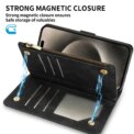 Wallet Multi-card Zipper Kickstand Magnetic Flip Leather Case For iPhone 16 Pro Max 15 Plus 14 13 Mini 12 11 SE 2 X XS XR 8 7 6s - Image 3