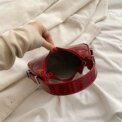 Women Leather Shoulder Bag Casual Vintage Tote Bag Zipper Retro Handbag PU Armpit Bag Travel Dating Purse - Image 6